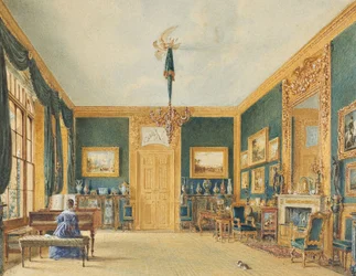 Le salon vert du comte d